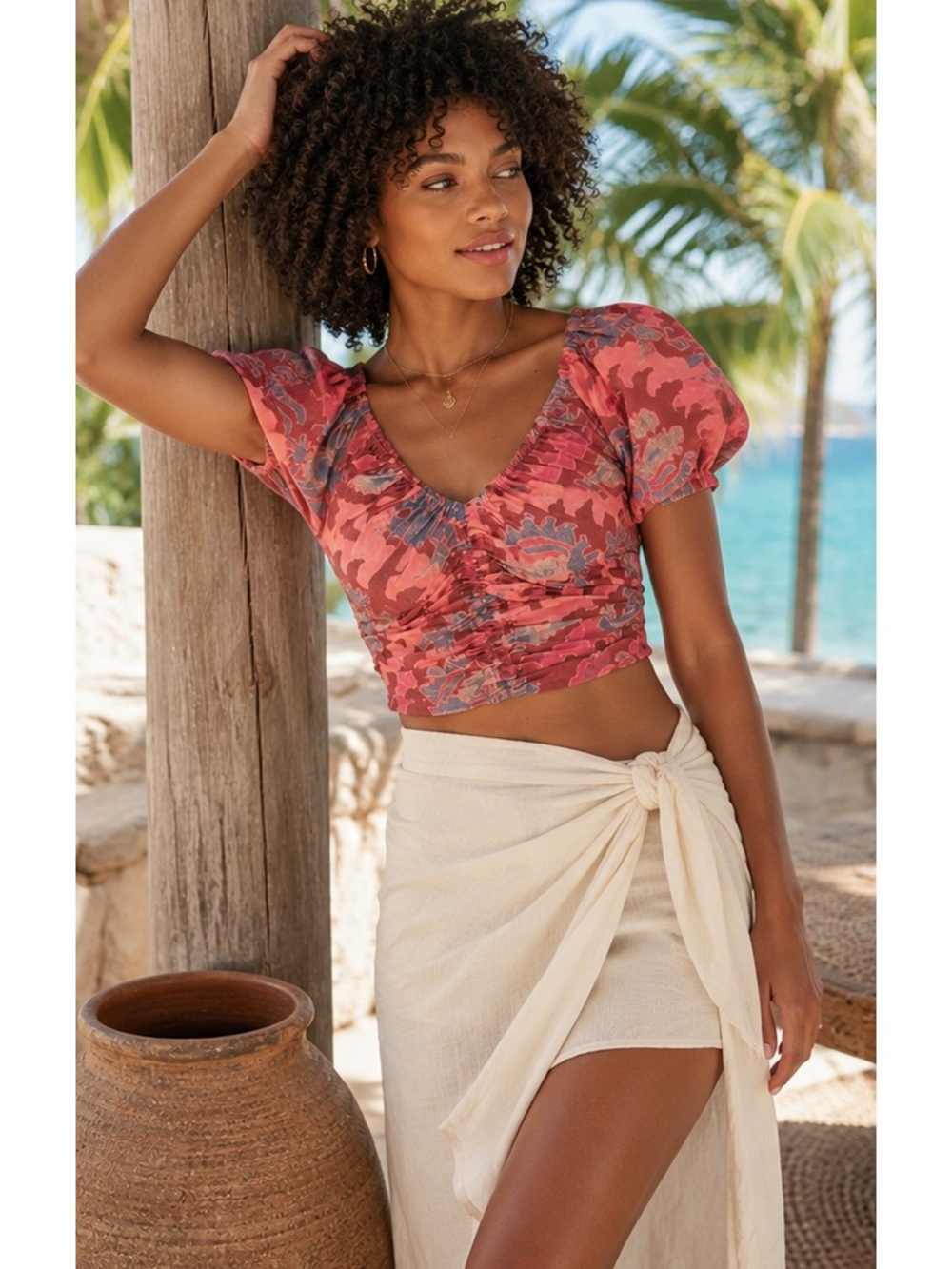 NWT Ulla Johnson Nerida Top in Passionflower Size 6